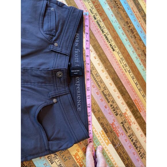 prAna Pants Mens 32x32 Gray Slim Fit Breathe Hiking Camping Outdoors *FLAW - Picture 14 of 14